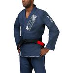 Hayabusa Ascend Lightweight Adult Jiu Jitsu BJJ Gi - Navy, A2