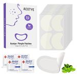 ACOTYE Spot Patches 32pcs Large Pimple Patches with Tea Tree Oil, Salicylic Acid and Niacinamide, for Large Hydrocolloid Acne pimples on Chin, Cheeks, back (purple, M)