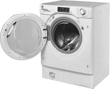 Hoover Integrated Washing Machine, 9kg 1400RPM – White/Chrome