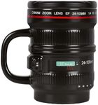 Sngtmug Camera Lens Mug, Camera Lens Coffee Mug, Camera Mug, Photographer Gifts, Cool Gifts for Photographers, Photography Gifts, Camera Lens Cup with Lid and Handle, 16 Ounce