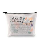 L&D Nurse Makeup Bag Labor and Delivery Nurse Cosmetic Bag L&D Nurse Gift Lifeline Gift Nicu Nurses Week Gift (labor & delivery nurse CA)