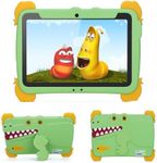 10 inch Andriod 13 Tablet for kids with Case, 4GB RAM 64GB ROM Kids Tablet, 6000mAh 1280 * 800 HD Eye Protection Touchscreen WiFi Educational Gifts Tablets for Children Green