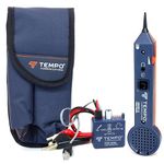 TEMPO Communications 701K-G Tone and Probe Tracing Kit | Wire Tracer for Telephone, Internet, Video, Data Cables | Ethernet POE Tester