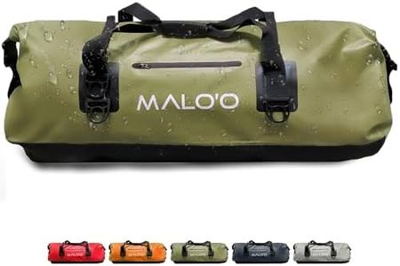 Malo'o Waterproof Dry Bag Duffel 40L/60L/100L, Roll Top Duffel Keeps Gear Dry for Kayaking, Rafting, Boating, Swimming, Camping, Hiking, Beach, Fishing - Internal & External Pockets and Molle Loops