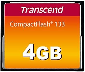 Transcend 4 GB 133X CompactFlash Memory Card TS4GCF133