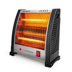 Longway Blaze 2 Rod Quartz Room Heater (White, Gray, 800 watts)