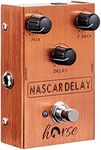 Analog Delay Pedal with Classic BBD Deliver Vintage Warm Natural Sound Effect for Sentimental Electric Guitar Solo