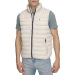 Tommy Hilfiger Men's Lightweight Packable Puffer Vest, Ice, L