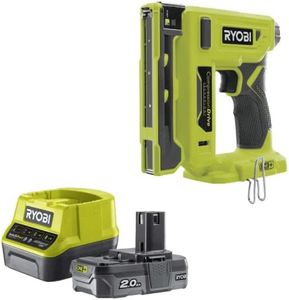 Pack RYOBI Agrafeuse 18V - R18ST50-0 - 1 batterie 2.0Ah - 1 chargeur rapide