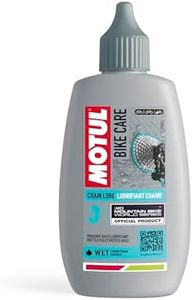 Motul Off Road Bike Chain Lube for Wet Use Wear and Rust Protection Ultra Waterproof Bottle with Drip Tip Bike Care Chain Lube Wet Off Road 100ml
