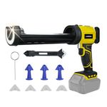 Cordless Caulking Gun for Dewalt 20V Max Battery, 10 Oz/300ml Electric Silicone Gun, 4 Adjustable Speed for Filling, Sealing, Repair(No Battery)