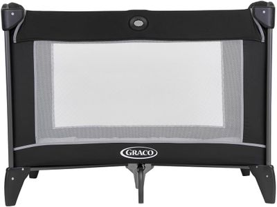 Graco Compact Travel Cot – Portable Baby Crib, Black