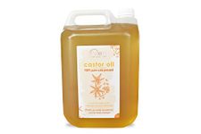 Pure Cold Pressed Castor Oil Vegan, Hexane Free, BP Grade, Non-GMO, 5 litres