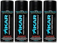 XIKAR PUROFINE High Altitude Performance Butane Fuel Refill - Premium Quality Fuel for Lighters with Jet Flame and Zero Impurities | Pure Butane Refill for Clean Burning - 8 Oz (400ml) Pack of 4