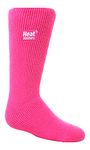 1 Pair Childrens Thermal Heat Holders Socks (Hot Pink)