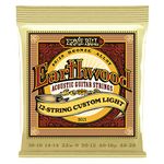 Ernie Ball Earthwood 12-String Custom Light 80/20 Bronze Acoustic Guitar Strings, 10-48 Gauge (P02013)