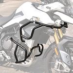 Fairing Highway Crash Bar Upper Lower Engine Guard Bumper Stunt Cage Frame Falling Protector for T-riumph Tiger 900 Rally/GT/PRO 2020 2021 2022 2023 Dual-Sport Motorcycle Parts (Black-One Set)