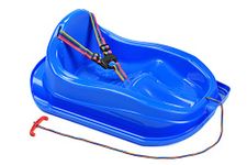 Marmat Baby Snow Sledge with Safety Buckle Harness Children's sled up to 3 Years Old (Blue)