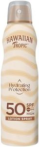 Hawaiian Tropic Bruma Silk Hydration Air Soft SPF 50 - Loción Solar Protectora en Spray de Vaporización , Resistente al Agua hasta 12 Horas , Bruma Solar de 220 ml