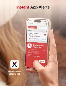 X-Sense Wi-Fi Smoke and CO Alarm 2-Pack – Wireless Smart Detector