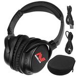 MINELAB ML 80 Bluetooth Wireless Low Latency Headphones with Case and 1/8" Plug for Equinox Series