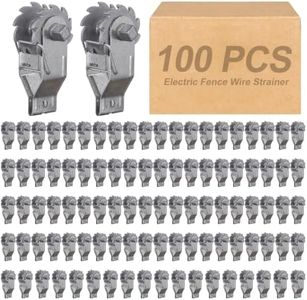 Zoiut Electric Fence Wire Strainer, Heavy Duty Inline Wire Tensioner, Wire Ratchet Tensioner for Electric Fence, Farm Fence,20PCS & 1PCS Handle