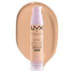 NYX PROFESSIONAL MAKEUP, Bare With Me, Concealer serum, 24HR Hydratation, Vegan Formula - 04 Beige, 9.6mL