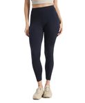 Jockey AW87 Women's Super Combed Cotton Elastane Stretch Leggings with Ultrasoft Waistband_Cosmic Sapphire_M
