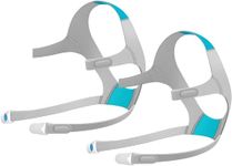 2-Pack Headgear for AirFit N20/ AirTouch N20 CPAP Masks - Replacement Straps for Air Fit N20 Accessories, Included 2PCS Headgear Straps and 4PCS Clips