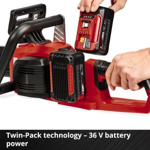 Einhell 36V Cordless Chainsaw – 14 Inch Bar, Battery Powered