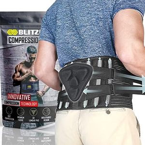 Back Brace for Lower Back Pain, Great for Women and Men With Removable Lumbar Pad and Adjustable Support Straps, Waist Belt for Sciatica, Herniated Disc, Scoliosis, Arthritis, Pain Relief Size M