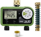 Sprinkler Timer, Water Timer with 2 Outlet for Garden Hose