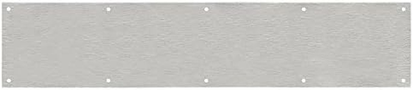 Designers Impressions Satin Nickel 6" x 34" Kick Plate: 609421