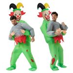 AkieBy Super Funny Adult Inflatable Costume Party Costume Cosplay Costume for Halloween/Christmas/Easter Party (Clown)