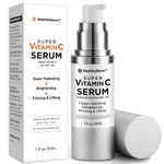 Women's Super Vitamin Face Serum: Anti Aging Facial Skin Care with Hyaluronic Acid, Niacinamide, Peptides, Vit C, E- Face Cream for Mature Women Over 70 60 50