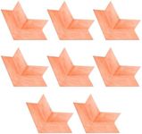 8 Pack Outside Waterproofing Corner Shower Membrane Corner Shower Seamless Membrane Corner Polyethylene Corner Membrane for Bathtub and Steam Room