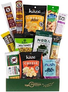 KETO SNACK BOX - Packed with Low Carb Snacks (4 G or Less), Low Sugar Snacks (2 G or Less), Gluten Free | Great KETO Gift Basket for Women, Men, & College Students (12 Count)