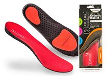 Edison Elite XXII Elite Podiatry® ArchCrossX Arch-support orthotic insoles For heel pain, plantar fasciitis, knee and Backpain (UK M: 7-8.5)