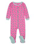 Leveret Kids Pajamas Baby Boys Girls Footed Pajamas Sleeper 100% Cotton (Sea Horse, Size 18-24 Months)