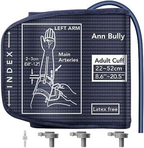Extra Large Blood Pressure Cuff Arm, Ann Bully 8.6''-20.5'' XL Replacement Cuff for Big Arm Compatible with Most Omron BP Monitors, Blood Pressure Cuff for Big Arm (BP Machine Not Included)
