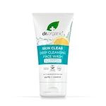 Dr Organic Skin Clear Face Wash, Cleansing, For Acne & Clear Skin, Salicylic Acid, Oily, Problem Skin, Natural, Vegan, Cruelty-Free, Paraben & SLS-Free, Recycled & Recyclable, Organic, 125ml