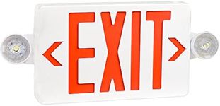 OSTEK Red LED Exit Sign with Emerge