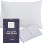 Lincove 100% Cotton Sateen Pillowcase - 500 Thread Count Luxury Cotton | Soft and Durable Bed Pillow Case, New and Improved, Standard Size, 20”x26” – 2 Pack