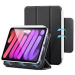 ESR for iPad mini 7 A17 Pro Case, iPad mini 7th/6th Generation 8.3'' Case (2024/2021), Slim, Trifold Two-Way Stand, Powerful Magnetic Attachment, Durable Protection, Supports Pencil Pro/USB-C, Black