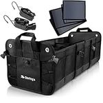 Starling's Car Trunk Organizer - Durable Storage SUV Cargo Organizer Adjustable (Black, 3 Compartments)