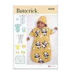 Butterick Baby Sportswear Apparel Sewing Pattern, Multicolour 2 Piece