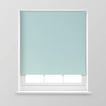 A.Unique Home Premium Trimmable Thermal Blackout Roller Window Blind in a Variety of Colours and Sizes Ideal for any Room - 4FT - Duck Egg - 120cm (W) x 170cm (L) | 47.2" (W) x 66.9" (L)