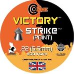 MR SERVICES HAZLEMERE LTD - VICTORY STRIKE POINTED 22-5.5mm AIRGUN - AIR RIFLE PELLET TIN OF 500