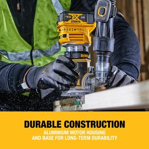 DEWALT 18V XR Compact Router – Cordless Woodworking Tool