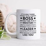 DAYS Motivational Quote Coffee Mug Christmas Gift for Boss/Mug for Boss/Boss Appreciation Gift/Boss Gift/Boss Leader Gift/Boss Retirement/Boss, Mentor Gift